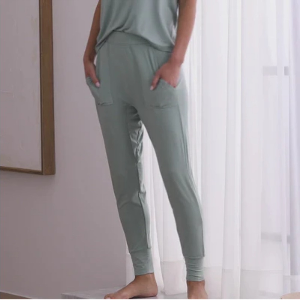 SIJO SoftStretch Cooling Eucalyptus TENCEL Women's Jogger Pants, Safe, XXL, NWT